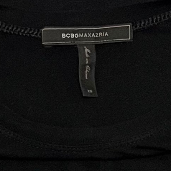 BCBGMaxAzria Black Longsleeve T-shirt Dress "Jeanna" - Picture 7 of 7